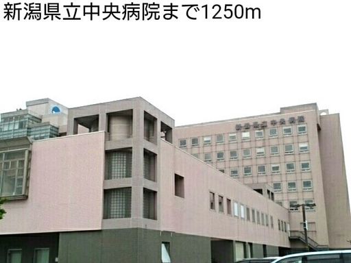 新潟県立中央病院 1250m